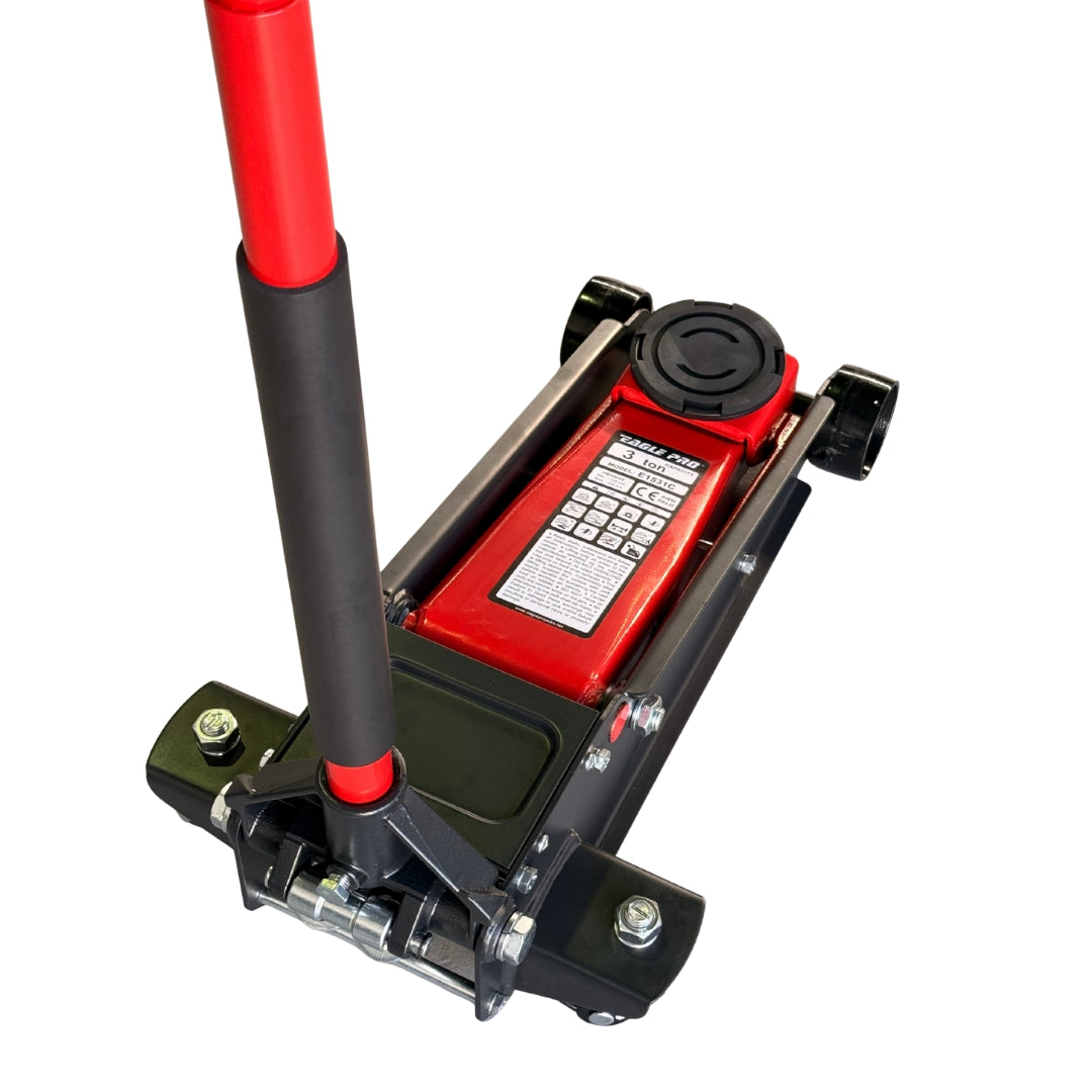 3 Ton Trolley Jack + FREE 3 Ton Trestles & Fender Covers